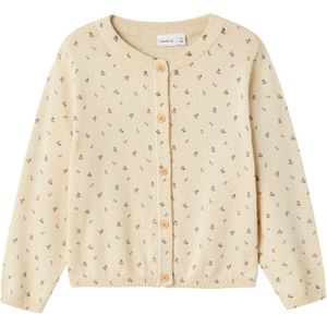 Name it - Nmfbasine - Cardigan - Zand - Katoen