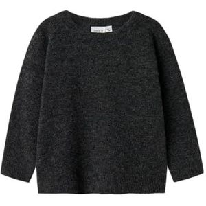 Name it mini Jongens Nmmtali Ls Knit, dark grey melange, 104