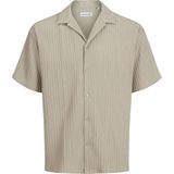 Jack & Jones - JJMASSIMO RESORT - Overhemd - Beige - Comfort Fit