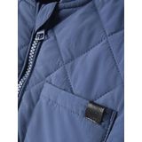 NAME IT - Gewatteerde Jas - Blauw - Doorgestikt - Lange Mouwen