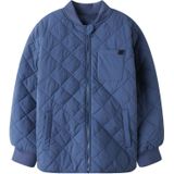 NAME IT - Gewatteerde Jas - Blauw - Doorgestikt - Lange Mouwen