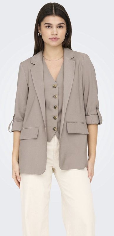 Onlaris - Blazer - Omkeerbaar - Lange Lengte - Loose Fit - Brede Manchetten - Voorzakken