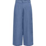 ONLY - ONLCharis - Driekwartbroek - Blauw - Wide Leg - High Waist