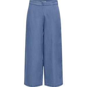 ONLY - ONLCharis - Driekwartbroek - Blauw - Wide Leg - High Waist