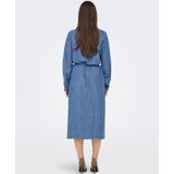 Onlcharis - Blousejurk - Midi-lengte - Lange Mouwen - Regular Fit