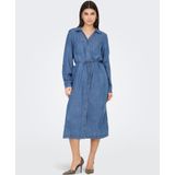 Onlcharis - Blousejurk - Midi-lengte - Lange Mouwen - Regular Fit