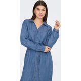 Onlcharis - Blousejurk - Midi-lengte - Lange Mouwen - Regular Fit