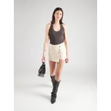 ONLY - ONLMilly - Jeans - Beige - Regular Fit - Korte Lengte