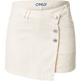 ONLY - ONLMilly - Jeans - Beige - Regular Fit - Korte Lengte