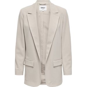 Only - ONLCAROLINA LIFE - Blazer - Silver Gray - 98% Polyester, 2% Elastaan, Loose Fit