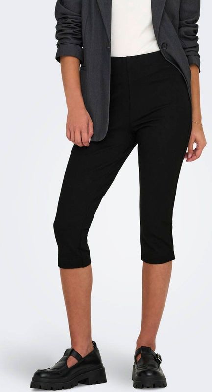 Legging - Zwart - Katoen - High Waist Cropped Fit