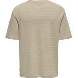 Onsgivo - T-shirt - Gebreide Pullover - Ronde Hals - Korte Mouwen - Regular Fit