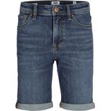 JACK & JONES - Regular Fit Short - Denim - Blauw - Mid Rise