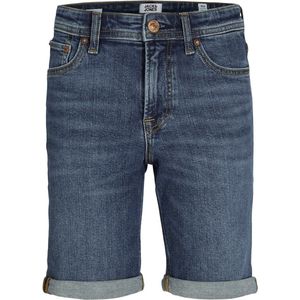 JACK & JONES - Regular Fit Short - Denim - Blauw - Mid Rise