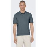 Only & Sons - Onswyler Life Poloshirt - Stormy Weather - Viscose Livaeco/Polyester