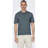 Only & Sons - Onswyler Life Poloshirt - Stormy Weather - Viscose Livaeco/Polyester