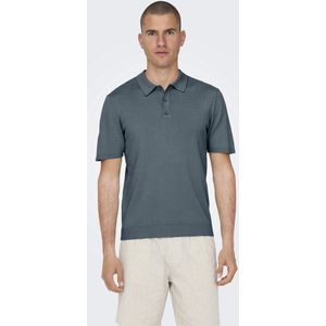Only & Sons - Onswyler Life Poloshirt - Stormy Weather - Viscose Livaeco/Polyester