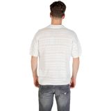 Only & Sons - V-hals Polo - Gebreide Trui - Wit - 100% Katoen
