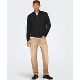 Onscooper - Gebreide Pullover - Hoge Hals - Lange Mouwen - Regular Fit