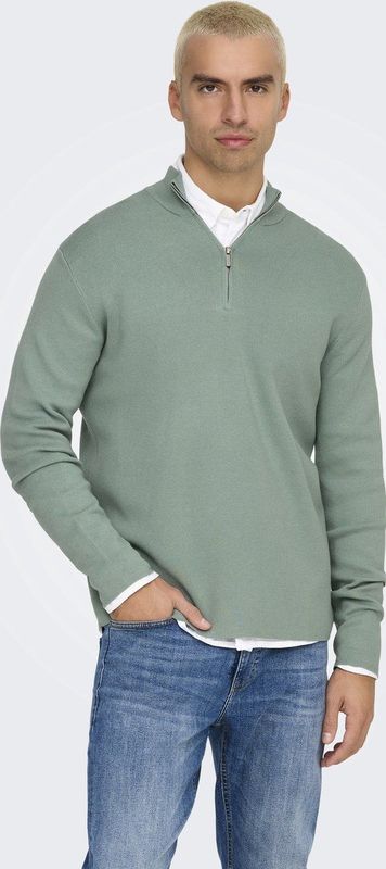 Only & Sons Cooper Trui - Heren Sweater - Iceberg Green