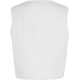 PIECES - PCMASTINA - Gilet - Wit - Katoen