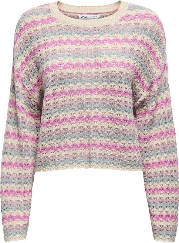 ONLY Strickpullover »ONLASA LS SHORT O-NECK CC KNT«