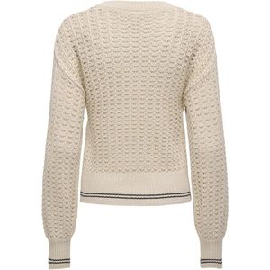 Only - ONLASA LS DETAIL O-NECK CC KNT - Gebreide Trui - Birch