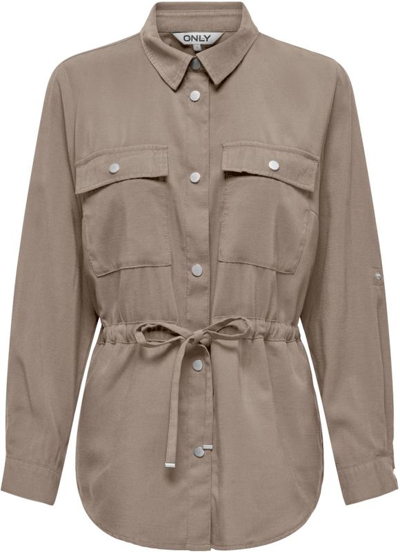 Only - Onlaris Life 45 - Blazer - Taupe - 93% Viscose, 7% Polyester