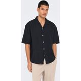 Overhemd - Katoen - Resort Kraag - Korte Mouwen - Relaxed Fit