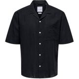 Overhemd - Katoen - Resort Kraag - Korte Mouwen - Relaxed Fit