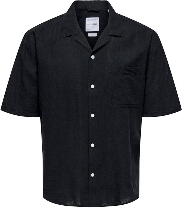 Overhemd - Katoen - Resort Kraag - Korte Mouwen - Relaxed Fit