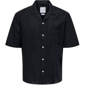 Overhemd - Katoen - Resort Kraag - Korte Mouwen - Relaxed Fit