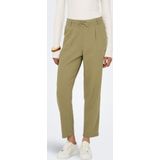 ONLY - ONLCARO - Slim High Waist Broek - Cropped Lengte - Met Zakken