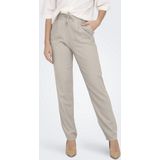 Only - Broek - Beige - 100% Polyester - Lente/Zomer
