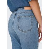 Only - Straight Jeans - Licht Medium Blauw - Denim - Dames