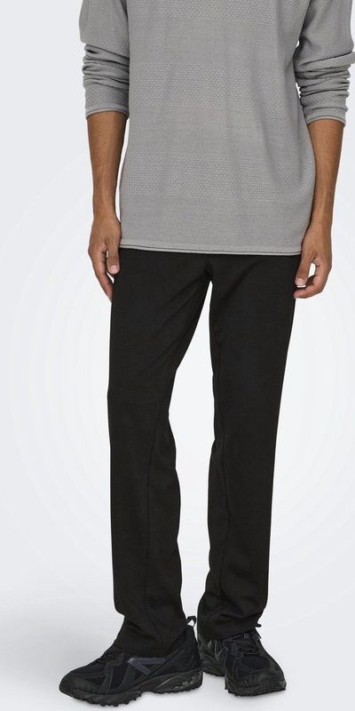 Harembroek - Zwart - Viscose/Polyester - Normale Pasvorm