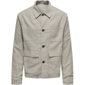 Onskane - Jas - V-Hals - Lange Mouwen - Knoopsluiting