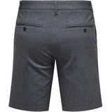 Only & Sons - Onsmark 020934 - Korte Broek - Dark Navy - Viscose/Polyester/Elastaan