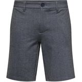 Only & Sons - Onsmark 020934 - Korte Broek - Dark Navy - Viscose/Polyester/Elastaan
