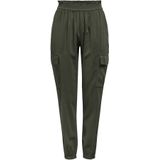 ONLY - Cargobroek - Effen - ONLARIS - Tapered - High Waist - 7/8 Lengte