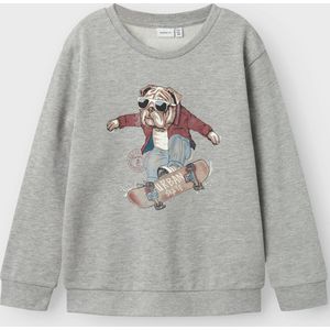 Name It kids jongens trui TEHOGO Grey Melange Standard Fit