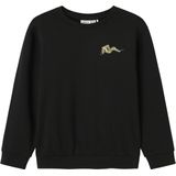 NAME IT - Nkmtegeo Ls Nreg - Sweatshirt - Zwart - Katoen - 1 stuk