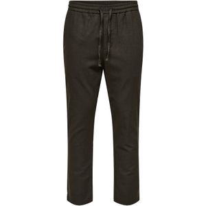 Joggingbroek - Grijs - Katoen - Tapered Fit