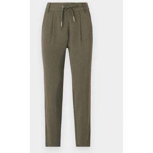 Capri Broek - Effen - Viscose - High Waist - Regular Pasvorm