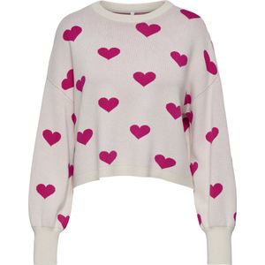 Gebreide Trui - Birch - Pink Yarrow - Viscosemix