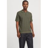 Jprcccooper Knit Polo Ss Sn, Tea Leaf, L