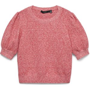 Vero Moda - Vmdoffy 24 O-neck Pullover - Rood - Gerecycled Polyester
