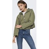 Onlbealo - Jas - Tussenjas - Met Capuchon - Lange Mouwen, Ritssluiting, Zijzakken met Drukknoopsluiting