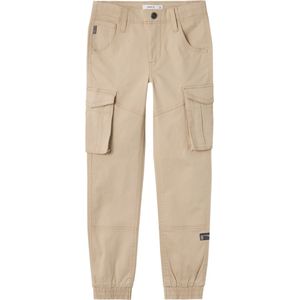 Cargo Broek - Blauw - Katoen - Verstelbare Taille