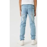 Jogger Fit Jeans - Blauw - Katoen/Polyester/Elastaan - Verstelbare Taille